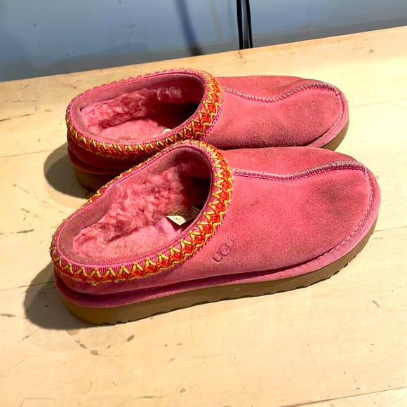 UGG Shoes Ugg Tasman Pink Slippers Big Girls Size 6 Poshmark